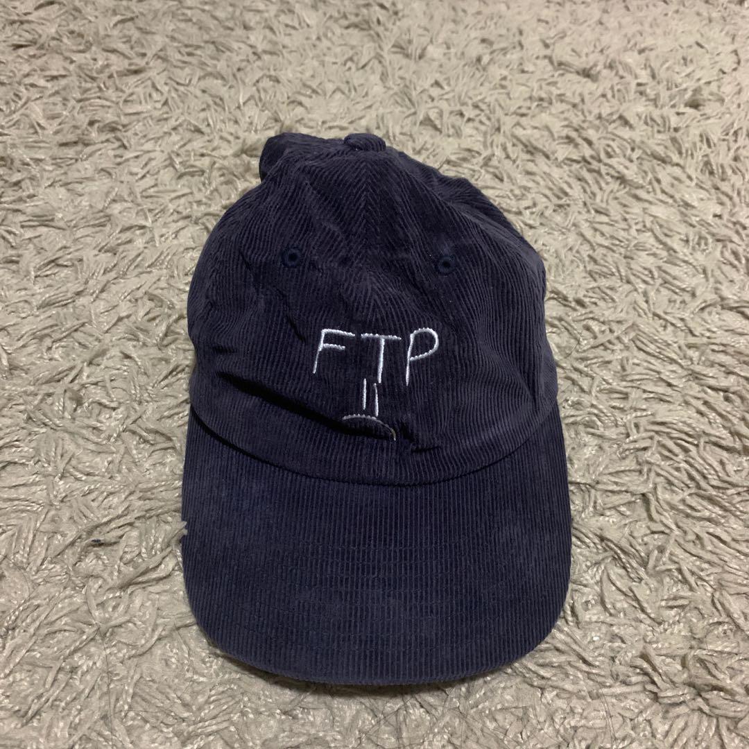 FTP HUF blue corduroy cap Men s Fashion Watches Accessories
