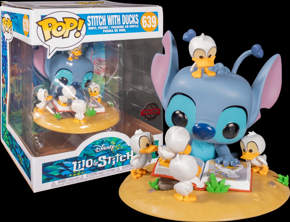 Stitch With Ducks #639 Deluxe Funko Pop! - Lilo & Stitch - Special Edi