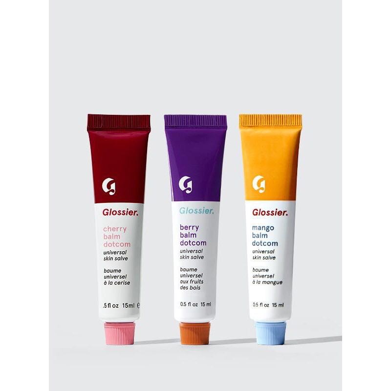 New Glossier lip balm Cherry, Beauty & Personal Care, Face