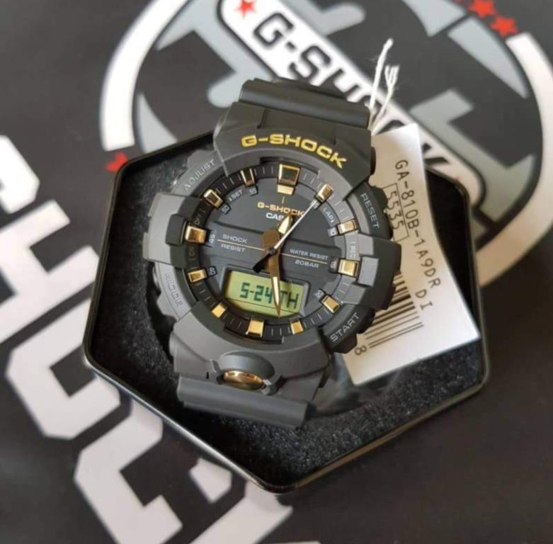 G-Shock (GBA-810B-1A9DR) (5535)(Black/Gold) -Display Set {No Box