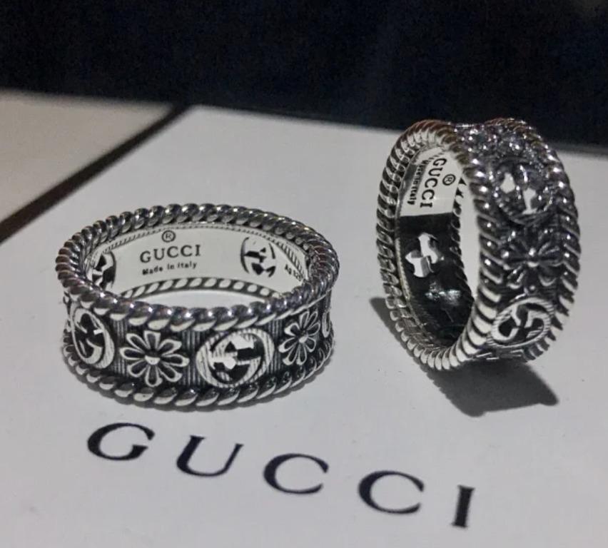 Gucci classic double G ring men and women sterling silver 925 retro style simple Gucci couple (Category: Accessories) located in Auckland. Submitted by 50.percent (Listing ID 1008074324, Image 1). Description: sterling silver payment mode transferwise only.