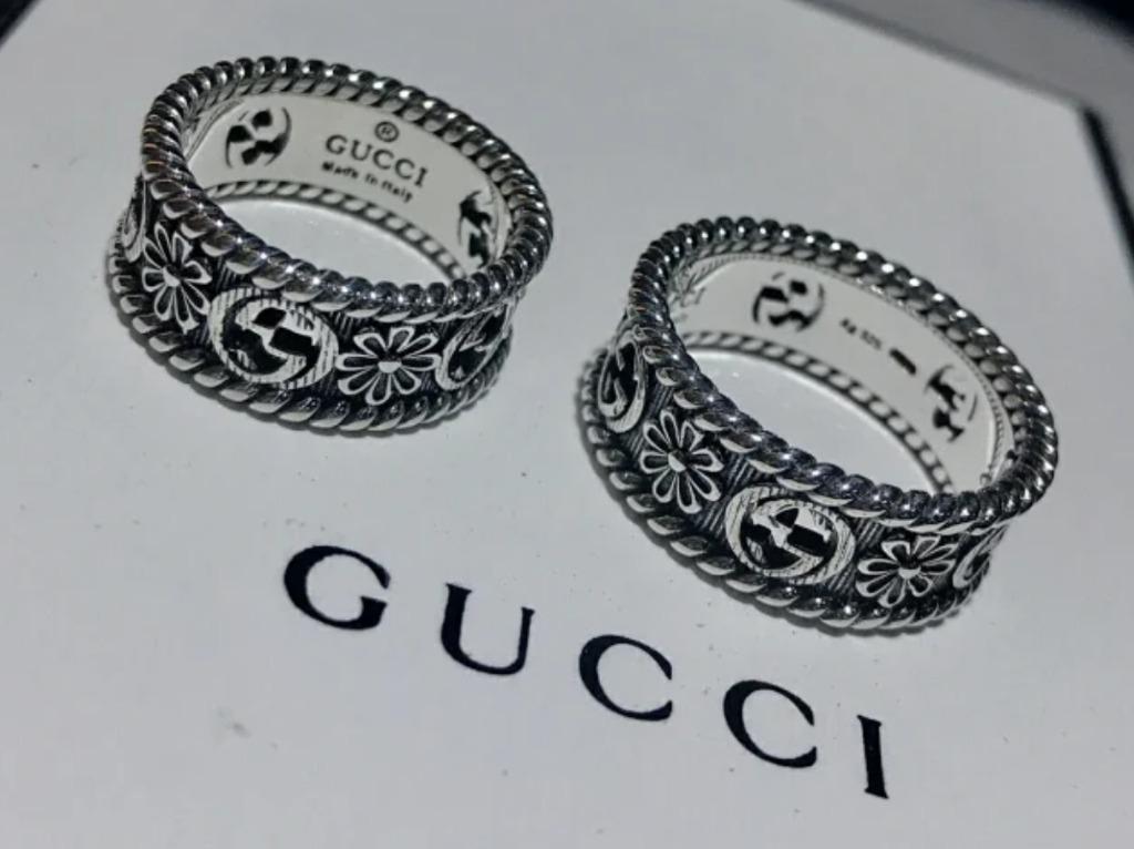 Simple gucci shop ring