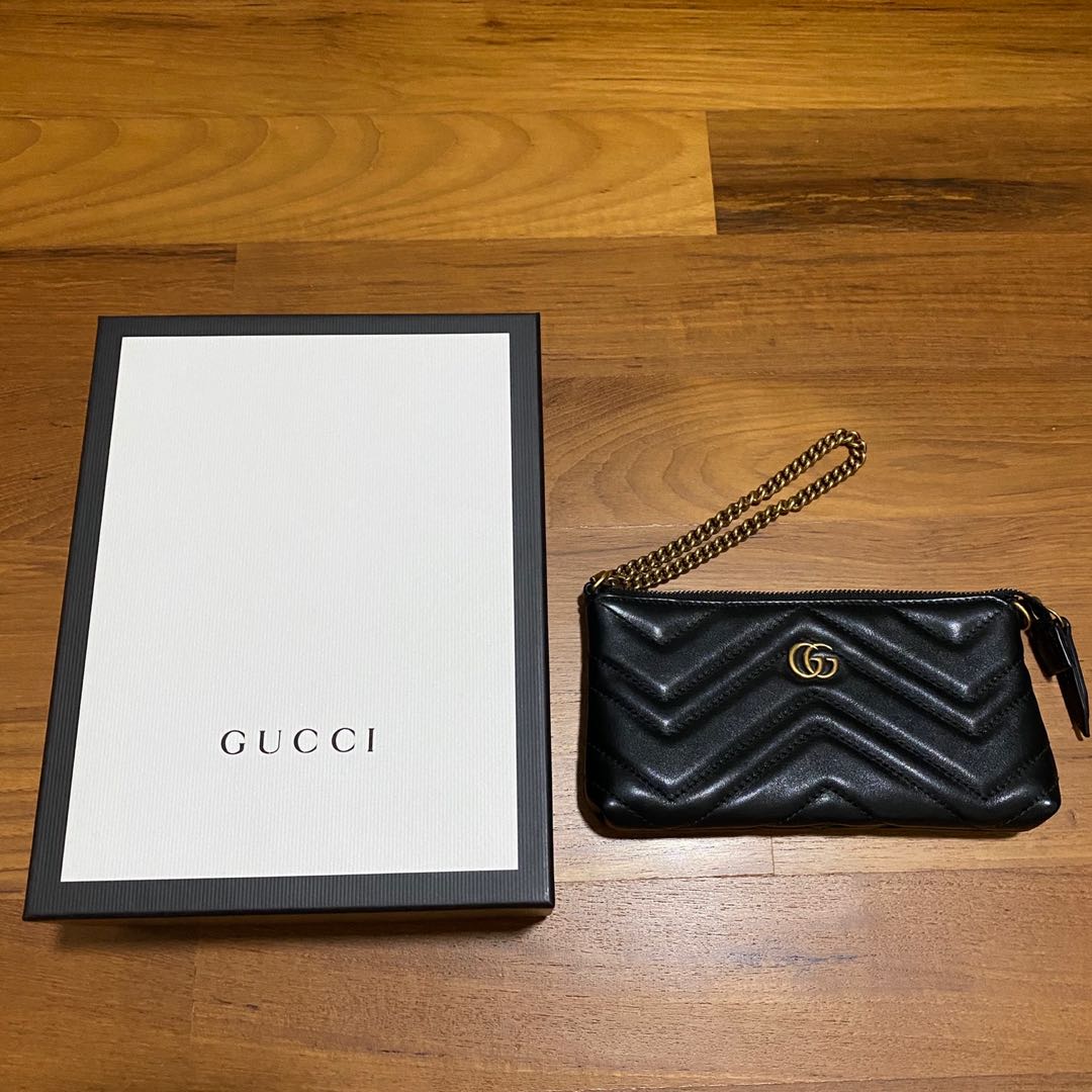 Gucci Marmont Black Wristlet mini bag for SALE Luxury Bags