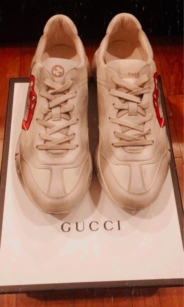 Gucci rhyton Rolling Stones mouth print
