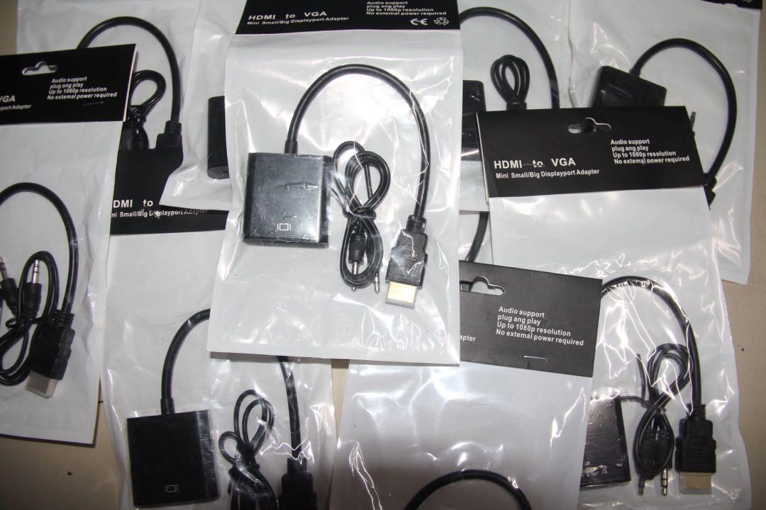 HDMI to VGA connector (Category: Cables & Adaptors) located in Manila. Submitted by sdfsolutions (Listing ID 1008148600, Image 2). Description: .