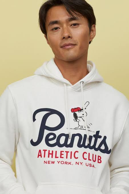 Peanuts sweatshirt h&m clearance