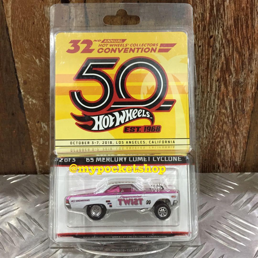 Hot Wheels ‘65 MERCURY COMET CYCLONE w/ Exclusive Patch / 2018 Hotwheels  32nd Annual Collectors Convention - 50th Anniversary
