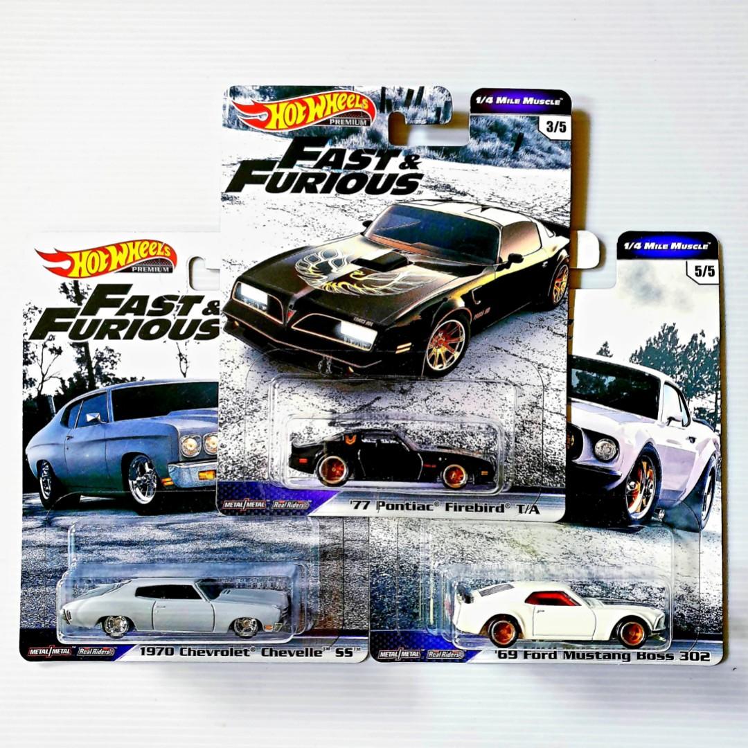 Hot Wheels Premium - Fast Furious '22 - 3/5 - '77 Pontiac Firebird
