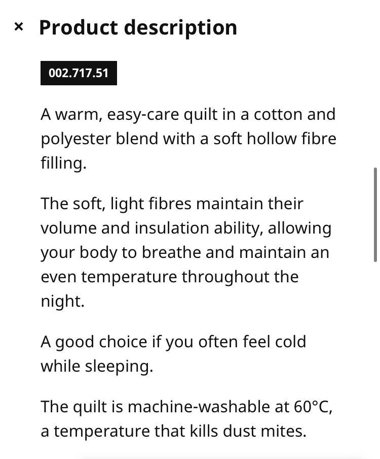 IKEA Quilt Grusblad, Furniture & Home Living, Bedding & Towels on Carousell