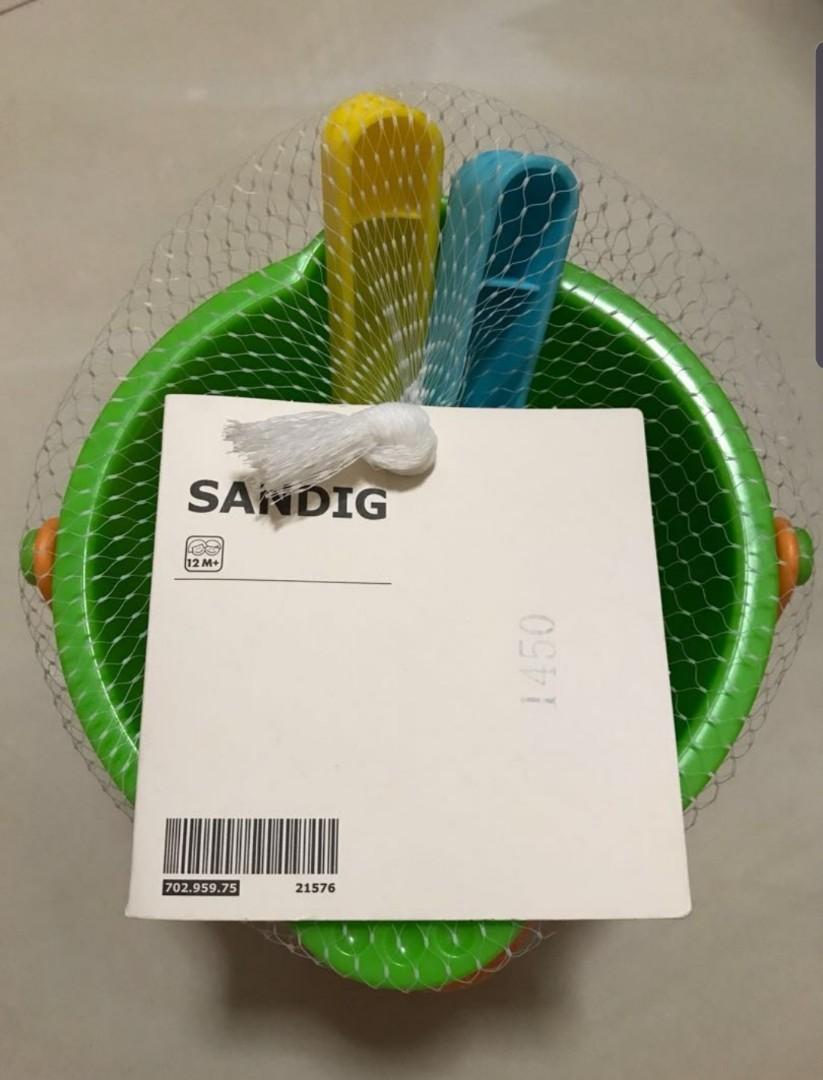 IKEA sandig sand bucket shovel 4piece sandbox set, Babies & Kids, Baby