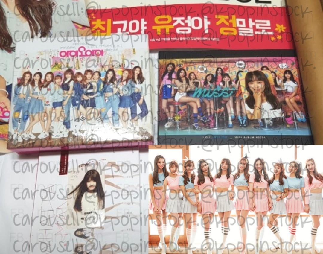 15 I.O.I Unit Single Album Whatta Man Good man Yoojung PhotoCard Official K-POP 