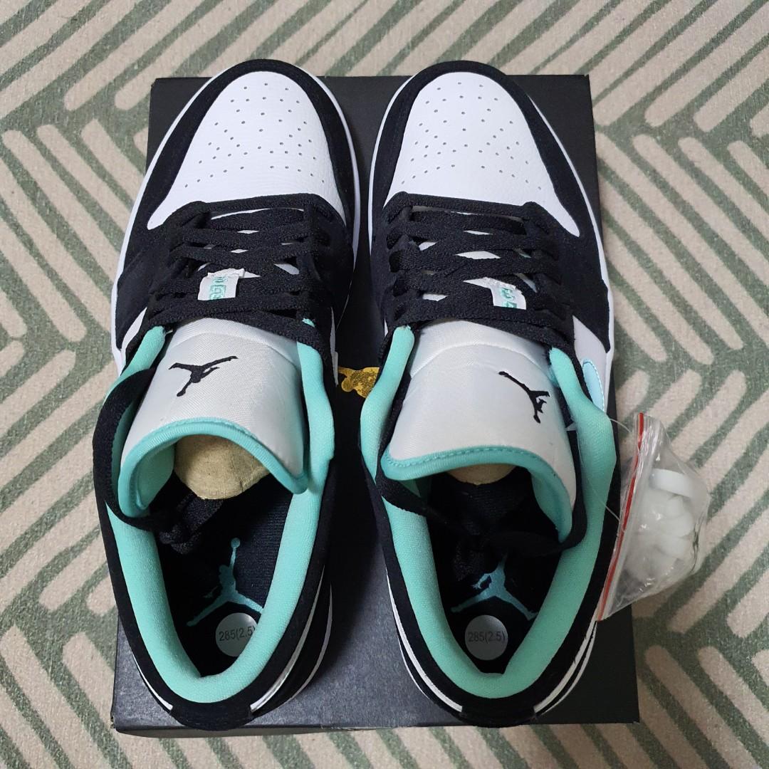Jordan 1 Low Island Green Men S Fashion Footwear Sneakers On Carousell