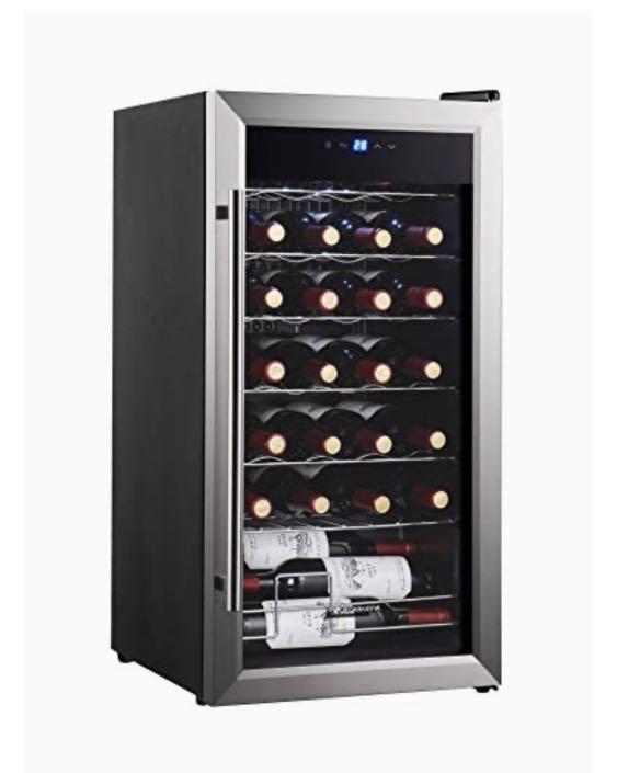 Kalamera 28 Bottles Single Zone Wine Cooler Small Wine Fridge Home Appliances Kitchenware On Carousell