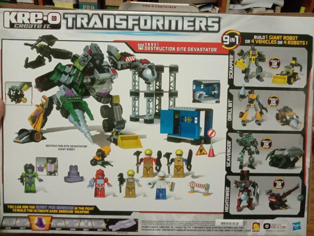 Kre o transformers destruction sales site devastator