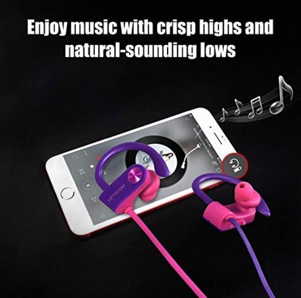 Letscom bluetooth headphones 2025 ipx7