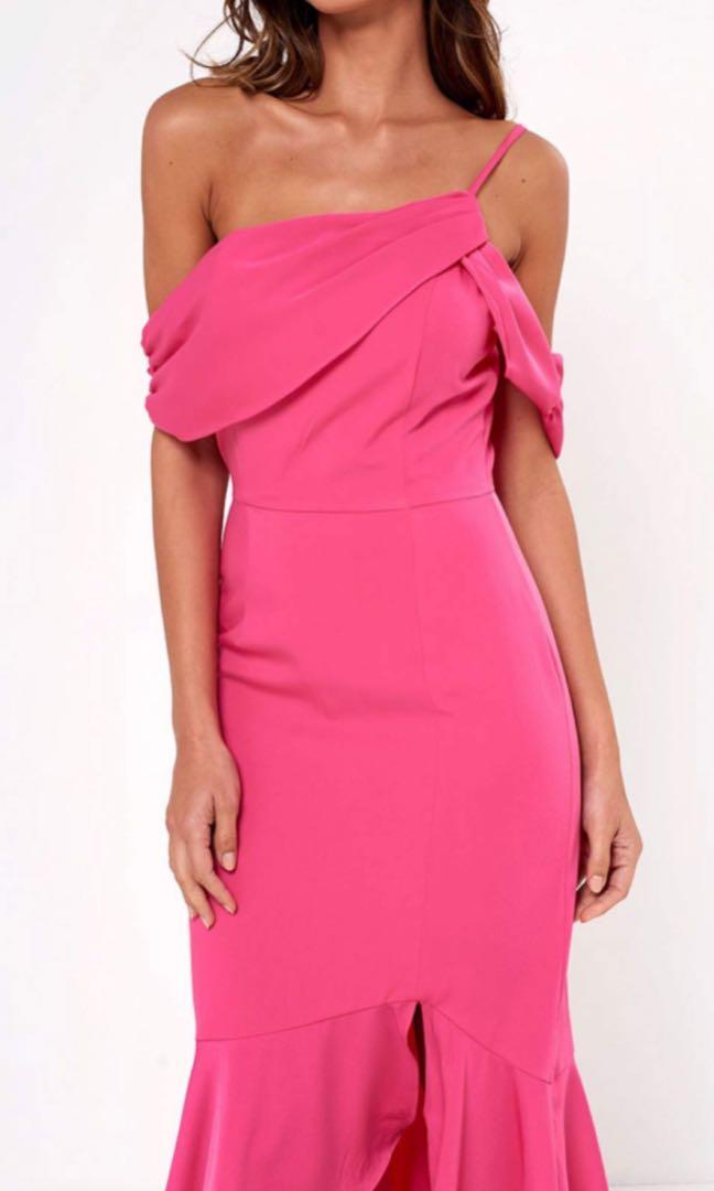 lavish alice satin dress