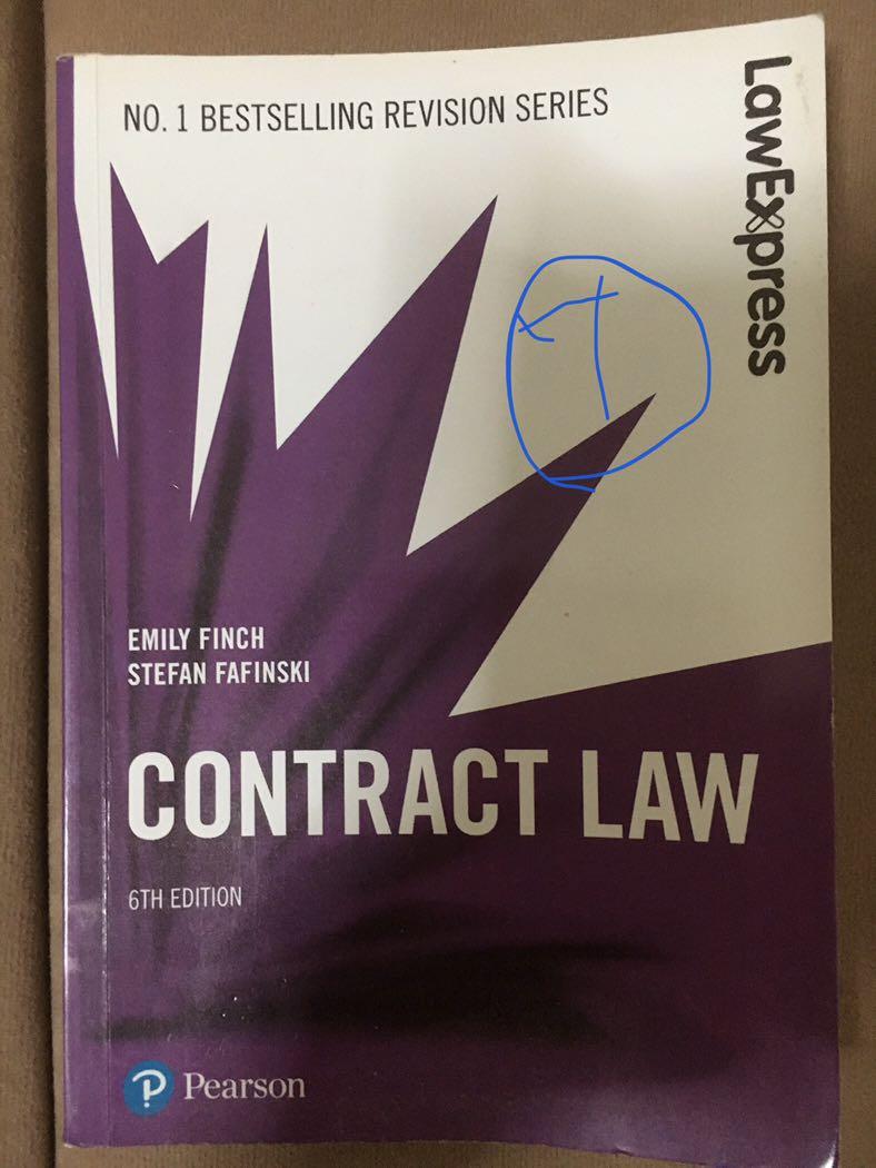 Contract Law 2018 2019 Law Books Books Stationery Textbooks