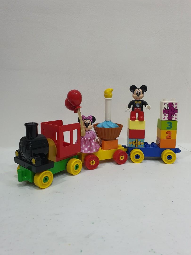 mickey mouse lego train