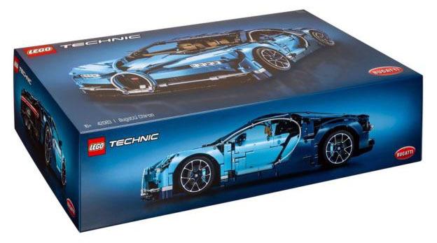 The new Lego Technic Bugatti Chiron has 3,599 pieces