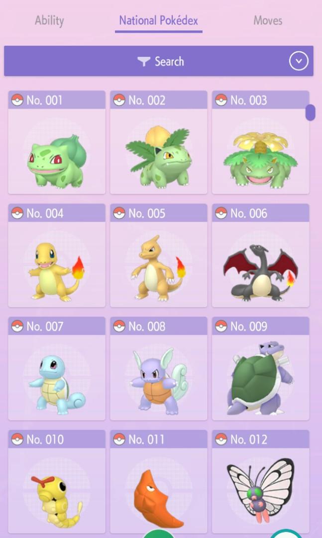 Os 807 Pokémons