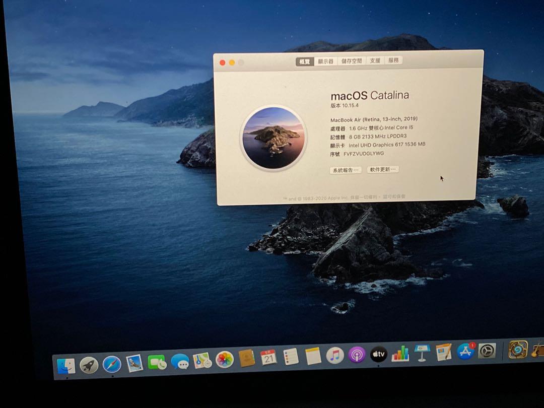 MacBook Air 2019 灰128gb 用左先一個月, 手提電話, 平板電腦, 平板 
