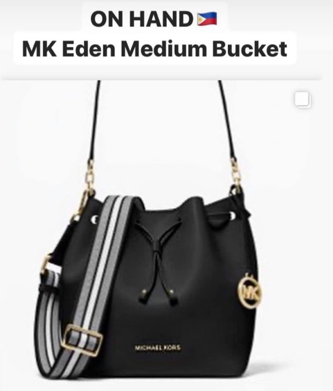 mk eden bucket bag