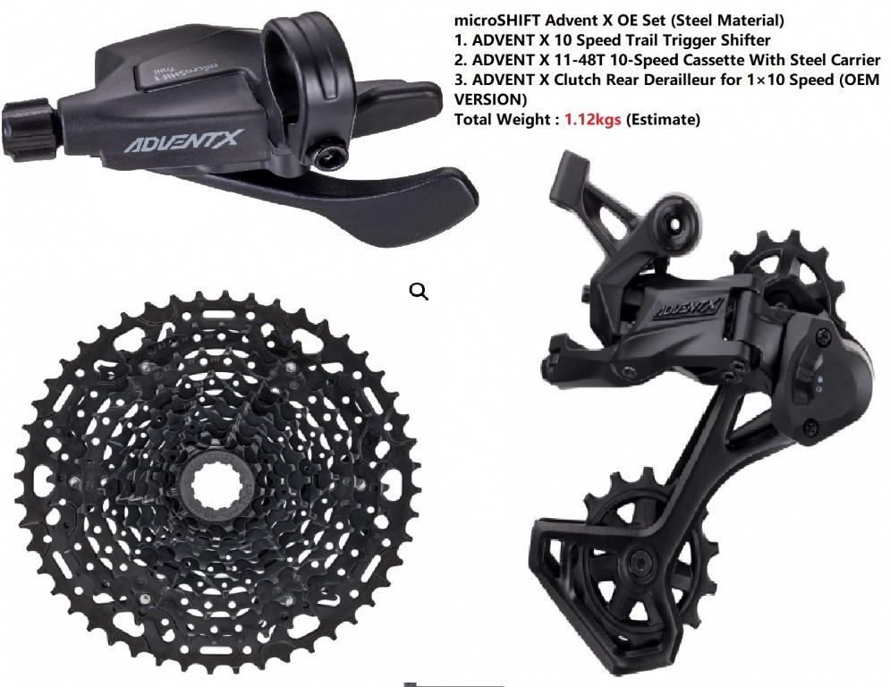 Microshift advent groupset for sale