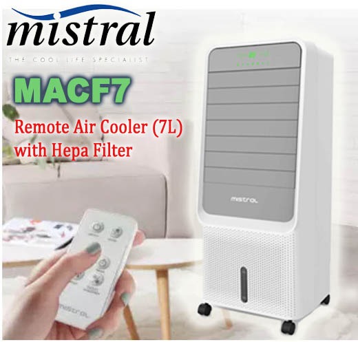 Air cooler top with hepa filter