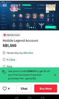 Mobile Legend Account