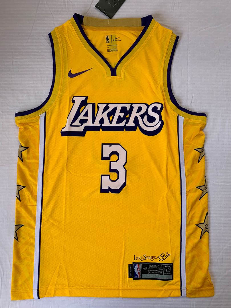 davis lakers jersey