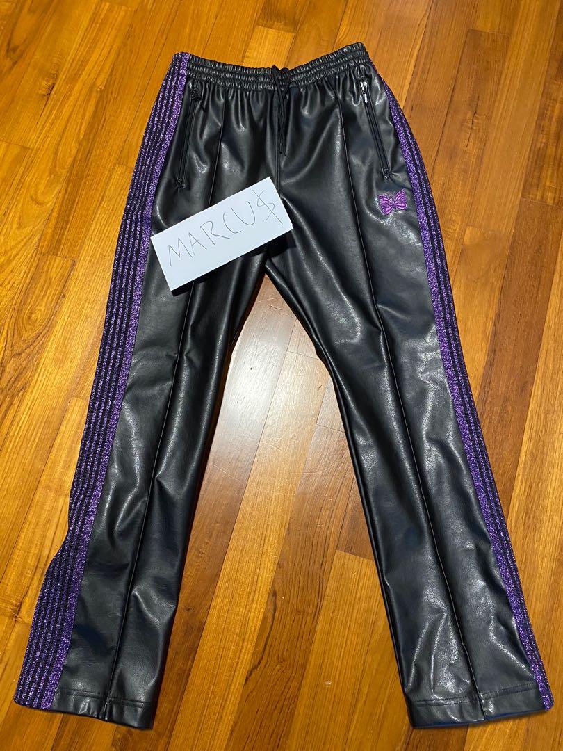 Needles track pants, Women's Fashion, Bottoms, Other Bottoms on 【在庫なし】 NEEDLES Track LEATHER SYNTHETIC – Pant その他