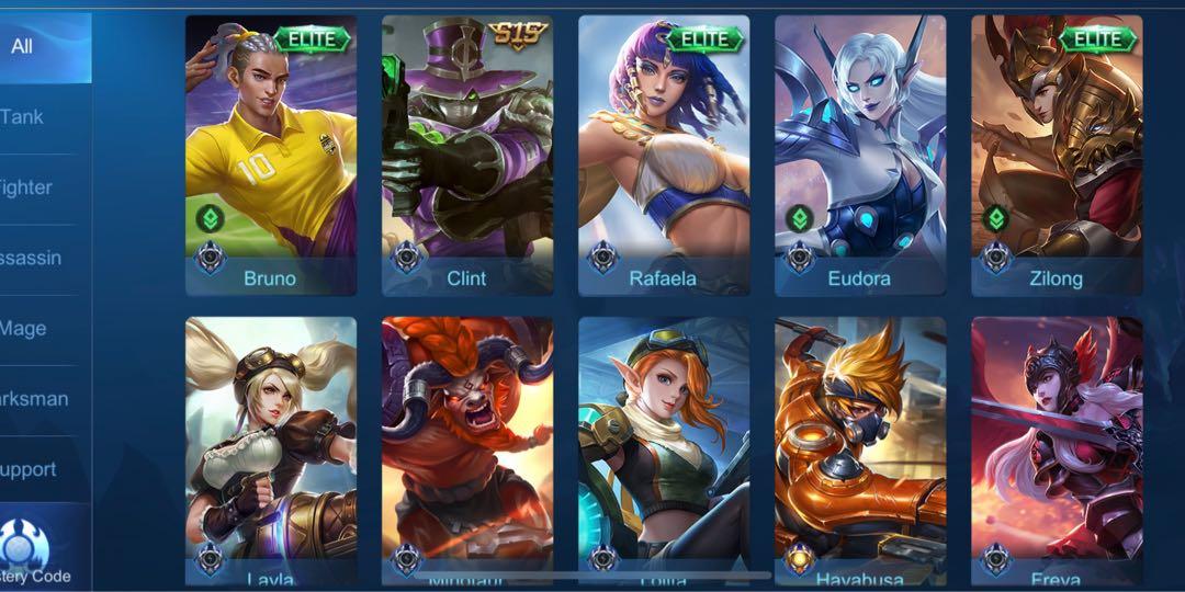 [NEGO] Mobile Legends account: Limited time skin Stellaris Ghost leslie