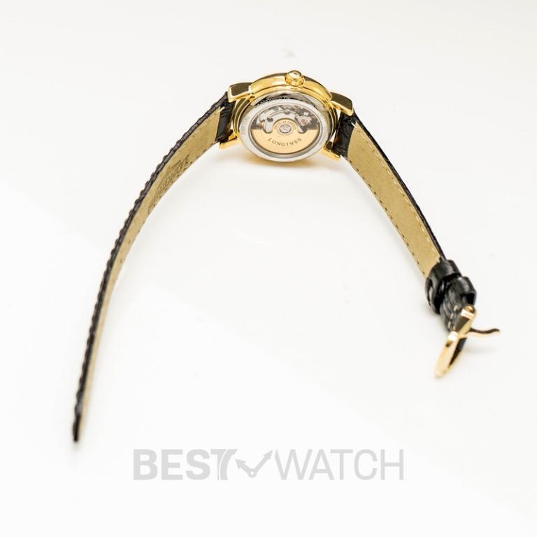 NEW Longines Presence Automatic White Dial Black Leather Strap Ladies Watch L43212112 Carousell