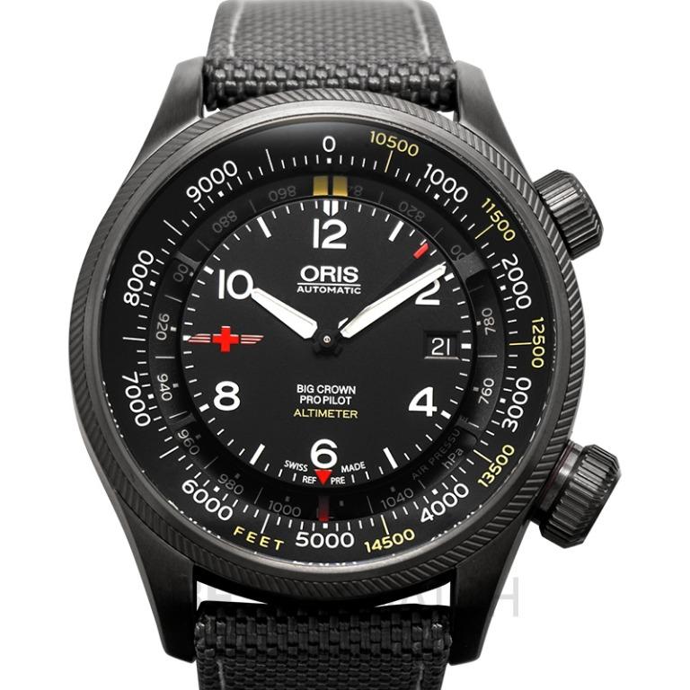 NEW Oris Big Crown ProPilot Altimeter Rega Limited Edition Automatic Black Dial Men s Watch 01 733 7705 4234 Set5 23 16GFC