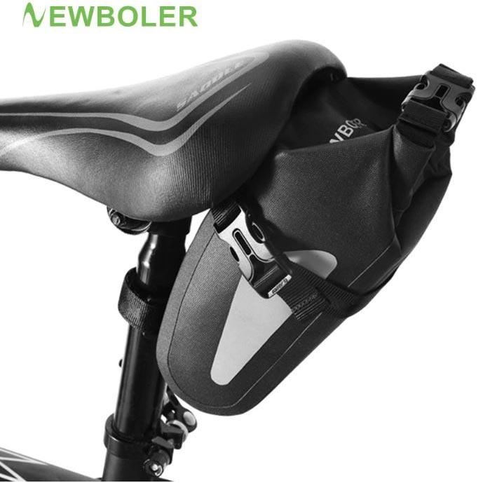 Newboler Tas Jok Sepeda Saddle Safety Bag Waterproof 3l Black