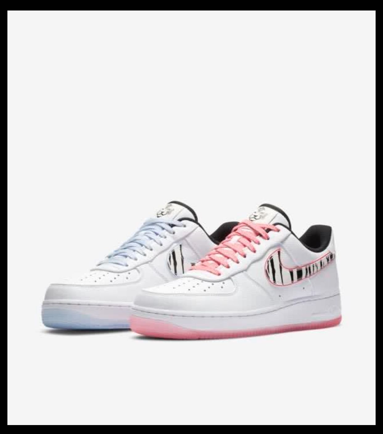 Nike Air Force 1 White Tiger South Korea US8 (2020), Men's Fashion