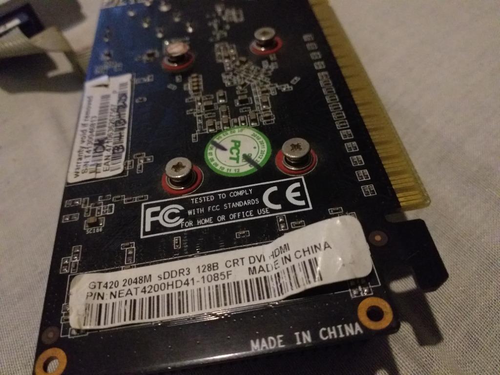 Nvidia gt 420 on sale 2gb ddr3 128 bits