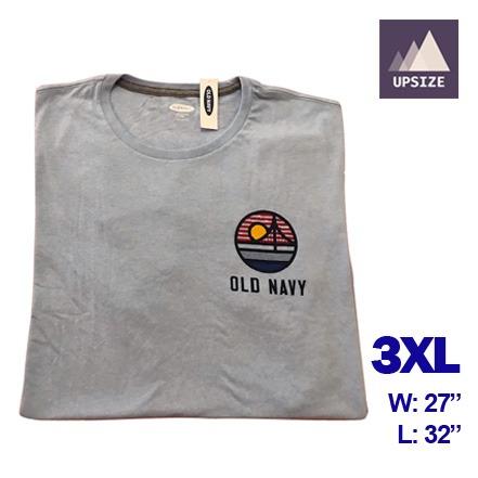 Old Navy Soft Washed Tee Logo Bridge Lt Blue 3xl Men S Fashion Clothes Tops On Carousell