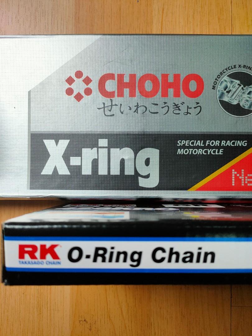 O Ring Or X Ring Choho 428hx Vs Rk 428kro Motorcycle Chain Motorcycles Motorcycle Accessories On Carousell