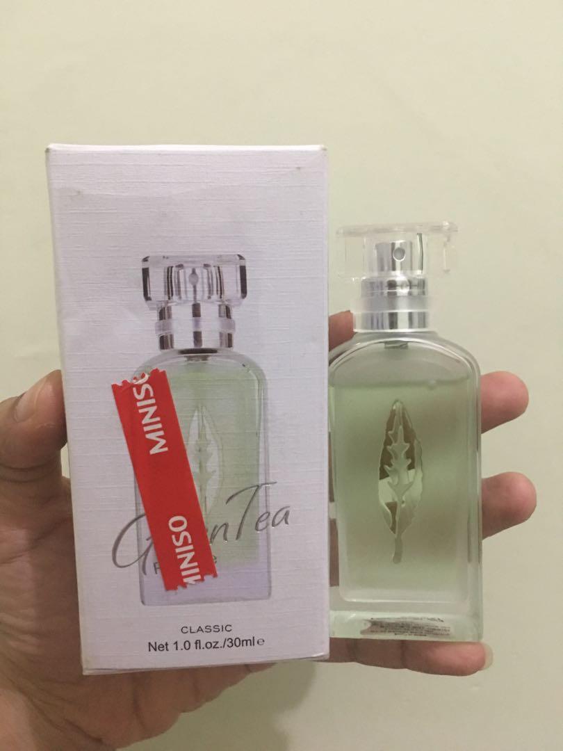 Review parfum sales miniso green tea