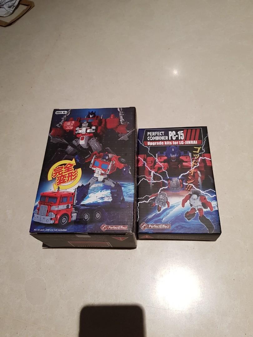Perfect Effect Pc 15 Pc 16 Ginrai Powermaster Optimus Prime Upgrade Hobbies Toys Toys Games On Carousell