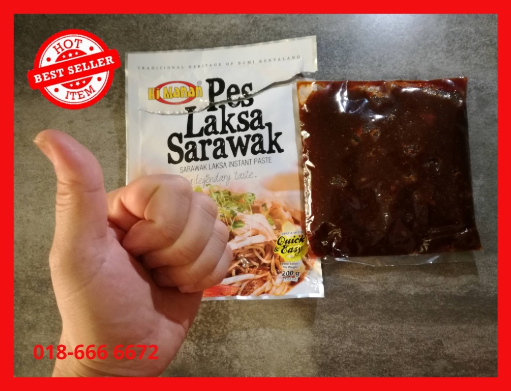 Pes Laksa Sarawak Hj Manan 200g Ready Stock Food Drinks Food Drinks Others On Carousell