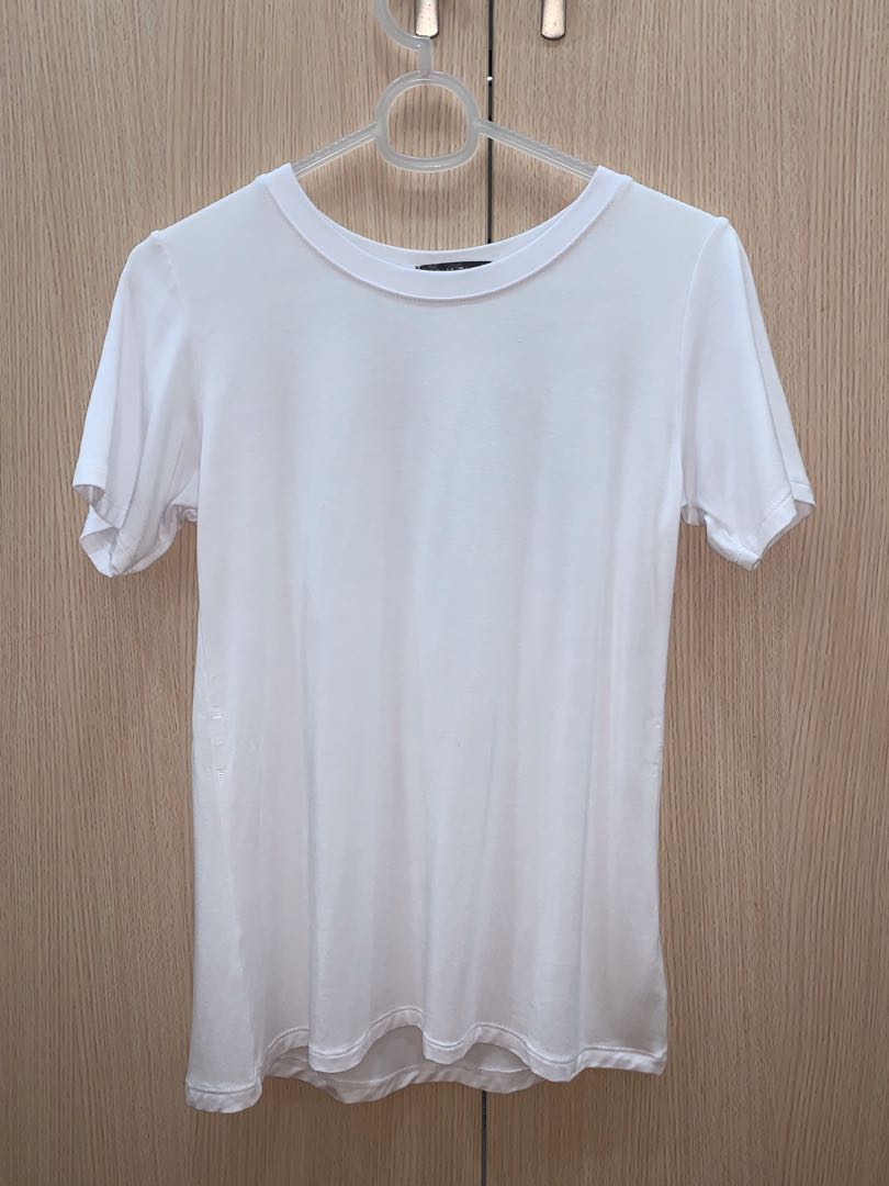 a plain white shirt