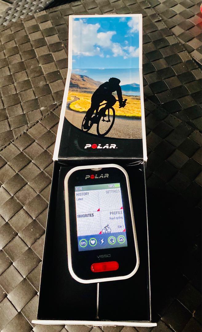 Polar v650 GPS cycle computer hrm speed cadence bundle