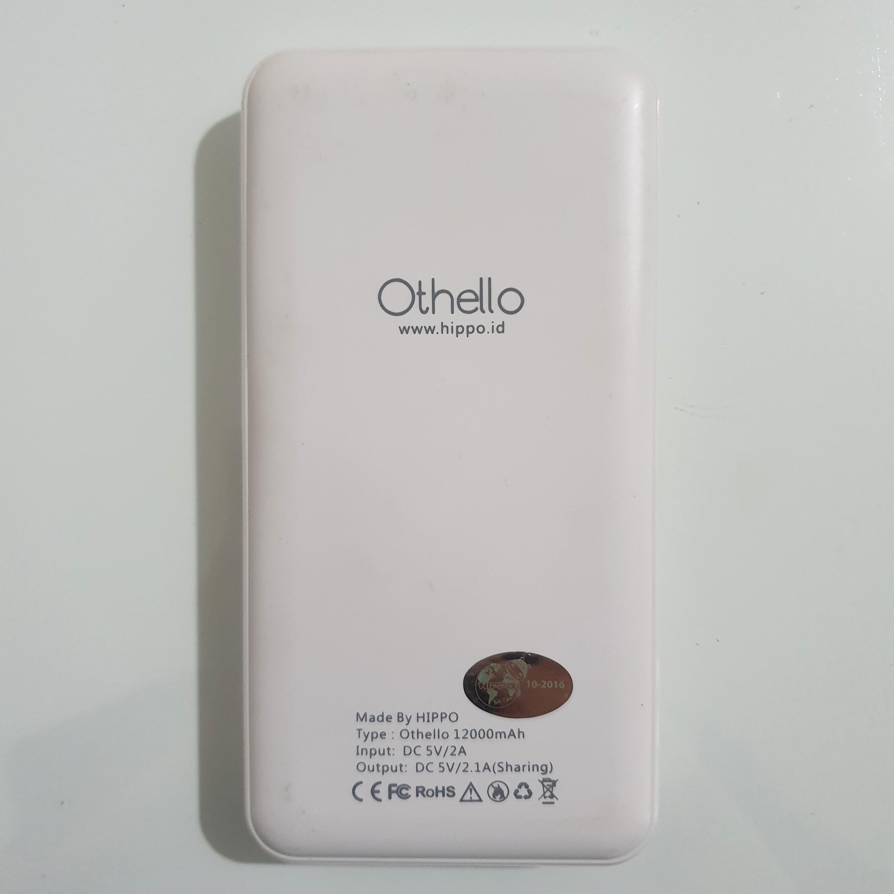 Power Bank Hippo Othello 12000 Mah Telepon Seluler Tablet Aksesoris Tablet Handphone Power Bank Charger Di Carousell