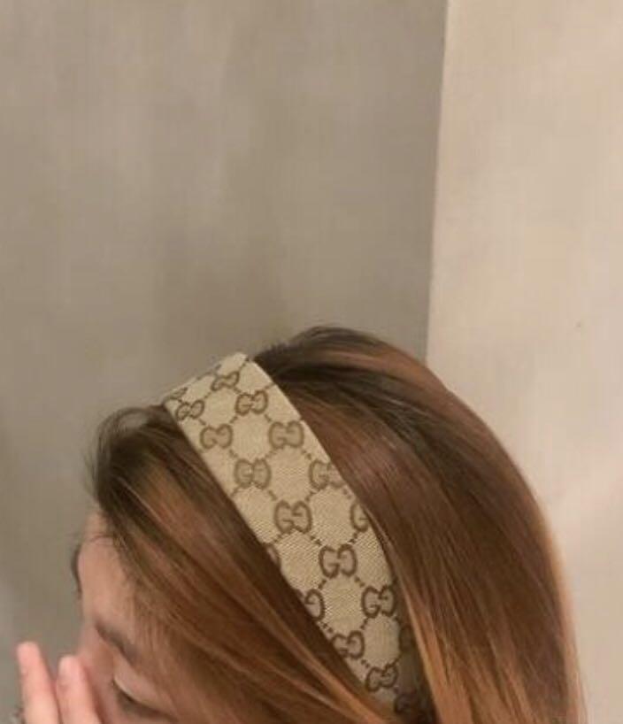 gucci headband brown