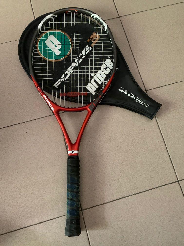 Prince Force 3 Tennis Racket Sports Sports Games Equipment On Carousell