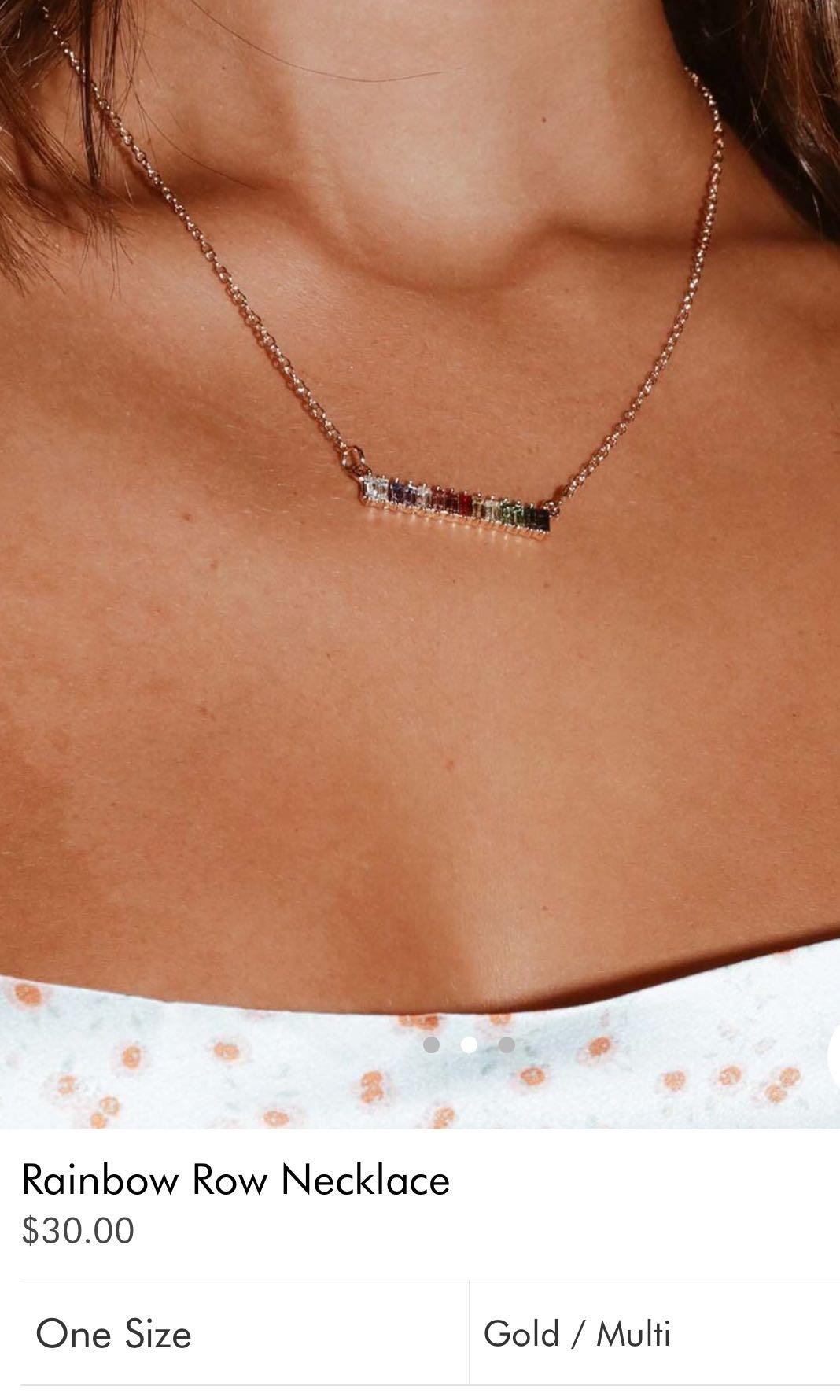Rainbow online row jewelry