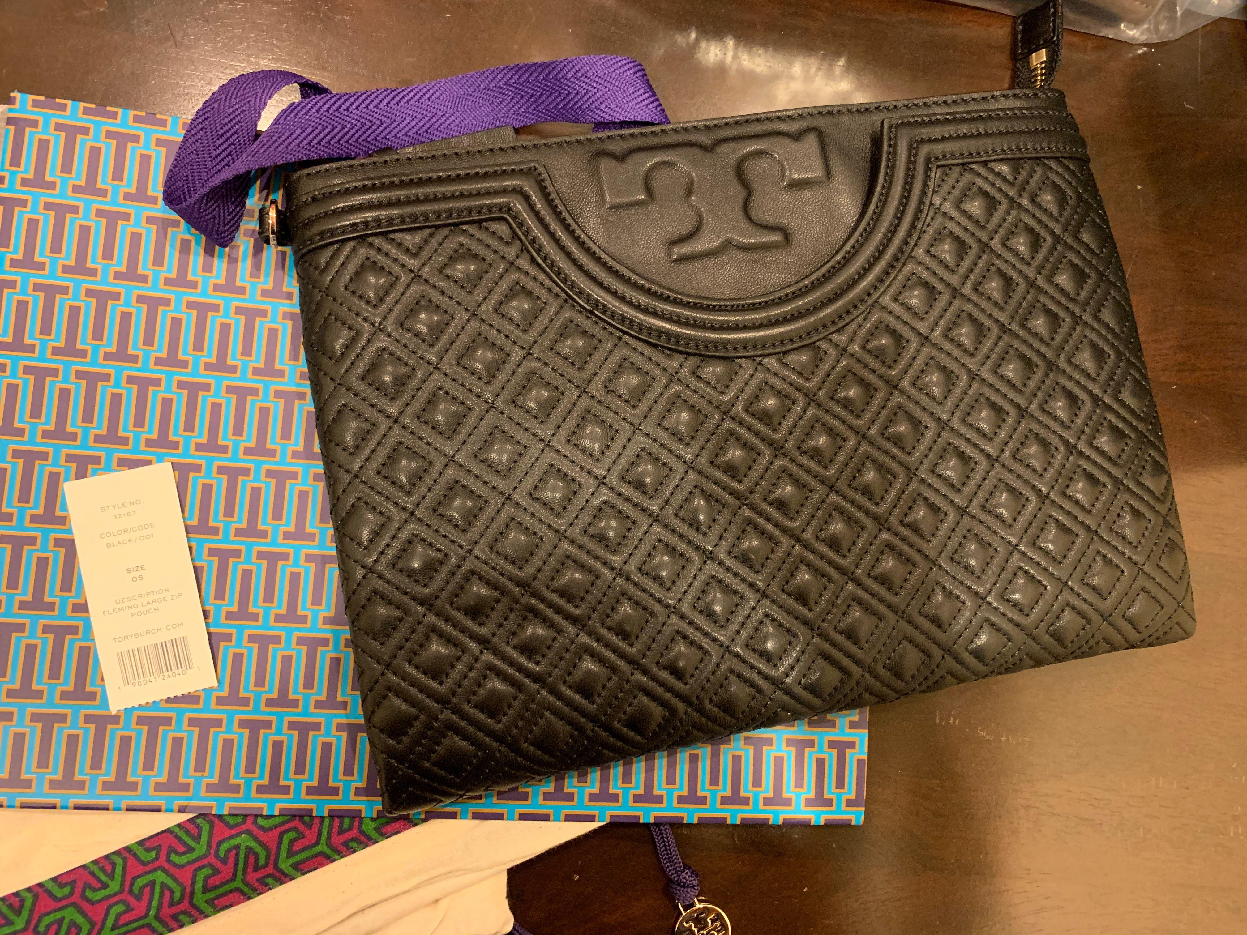 Tory burch large best sale clutch