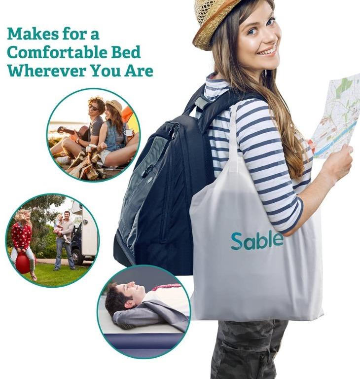 Sable Queen Size Air Bed with Builtin Electric Pump, Furniture & Home